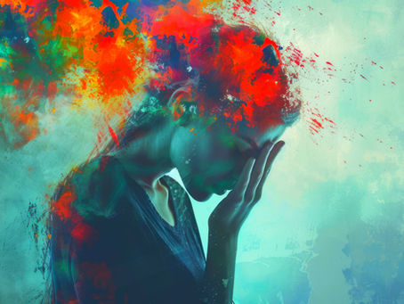 A woman in deep thought, symbolizing a sense of spiritual disconnection and inner turmoil.