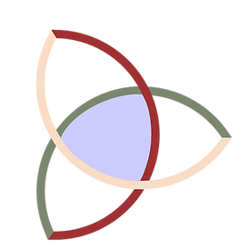 Kezzi Marketing Social Media Marketing Agency Logo - Hollow Venn Diagram