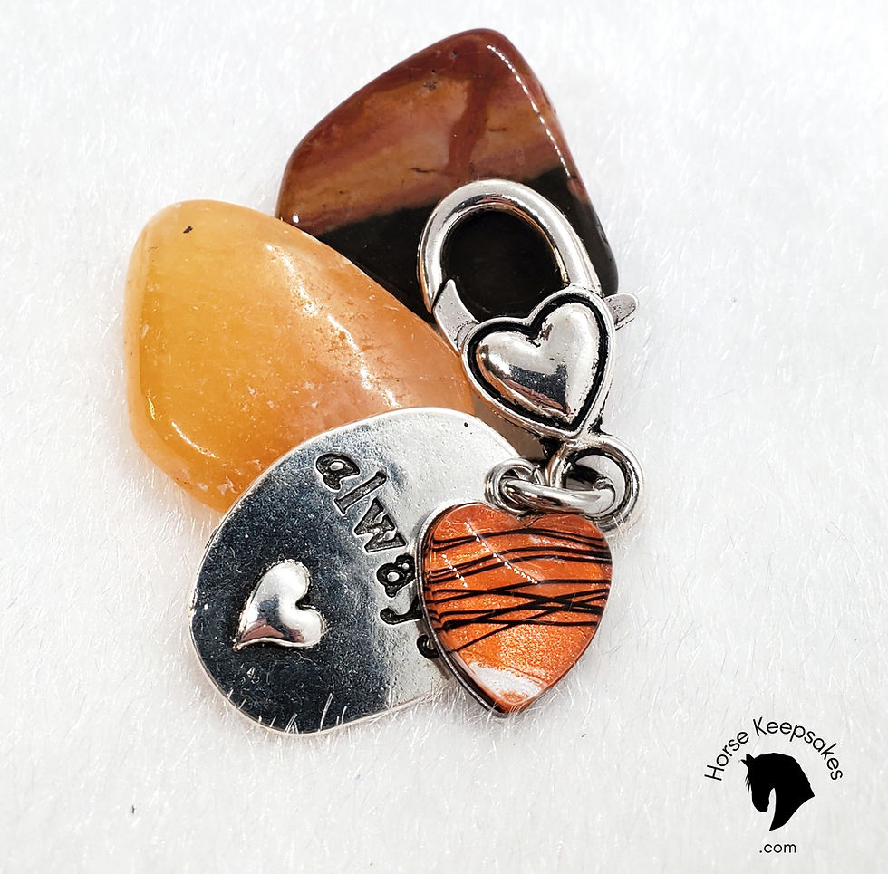 Thumbnail: horsehair keepsake, horse hair keepsake, custom horsehair keepsakes