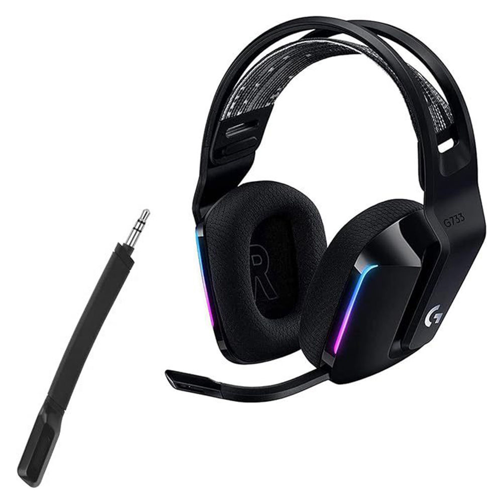 Wireless Gaming Headset Mic Aux 3.5mm Wireless Headphone Replacement Microphone