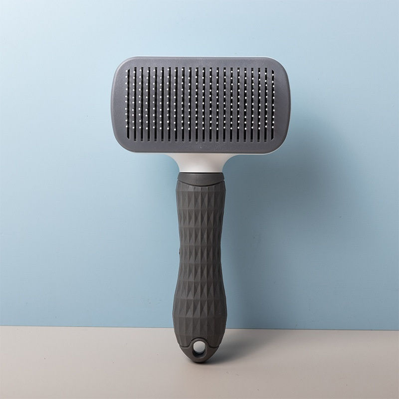 Thumbnail: Pet Dog Brush Cat Comb Self Cleaning Pet Hair Remover Brush For Dogs Cats Groomi