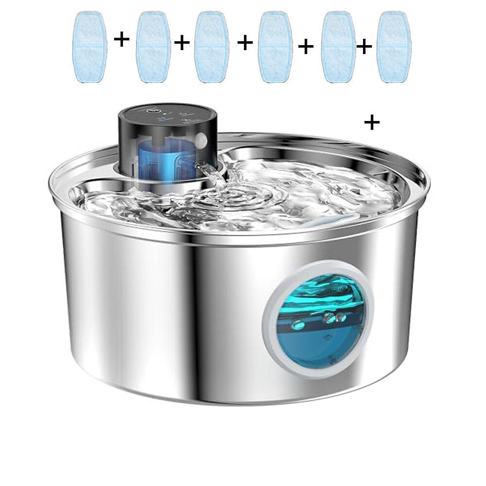 Thumbnail: 3.2L Recharge 5V USB Cat Water Fountain Automatic Sensor Stainless Steel Cat Dog