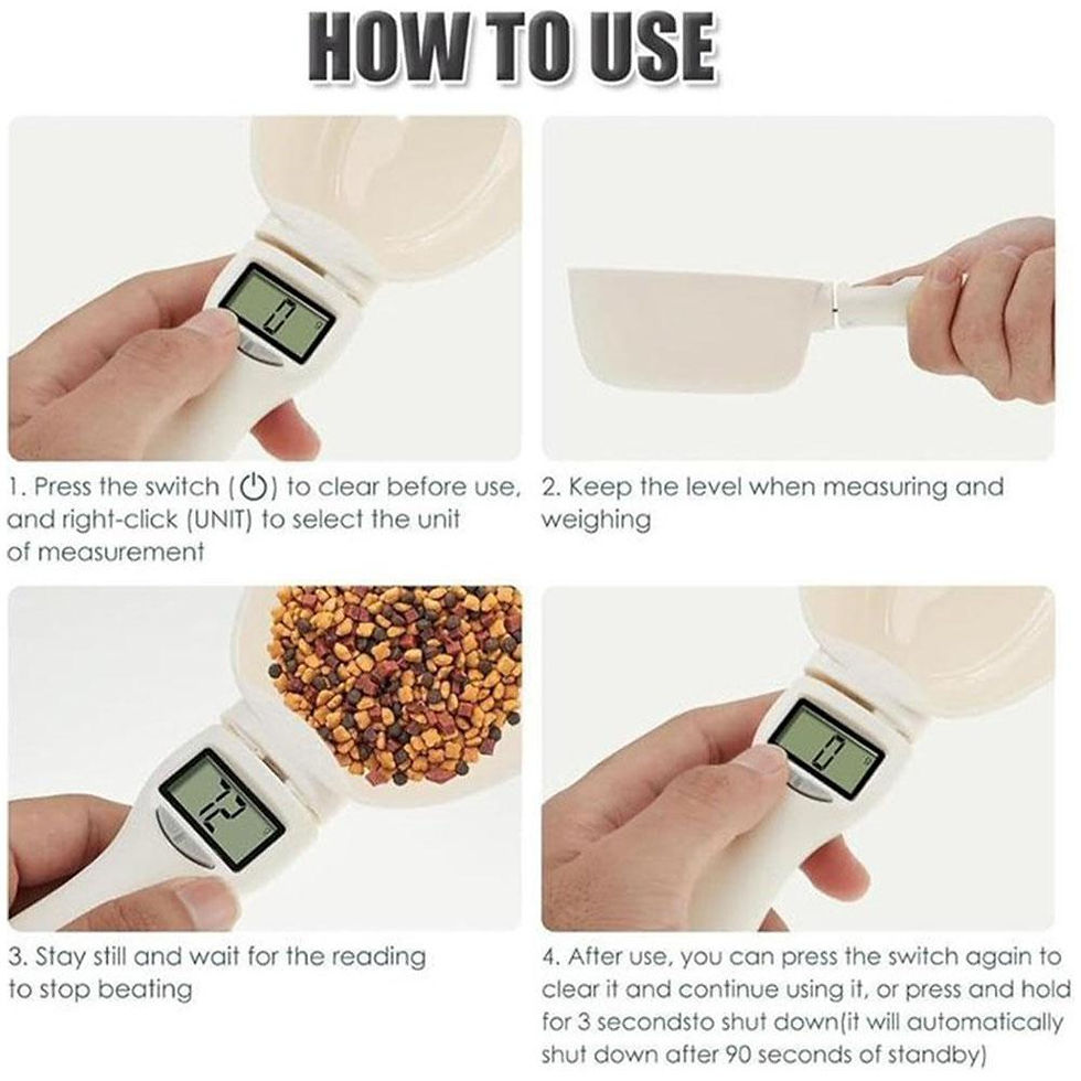 Thumbnail: Electronic Measuring Spoon With Conversion Adjustable Digital Food Measuring Sco