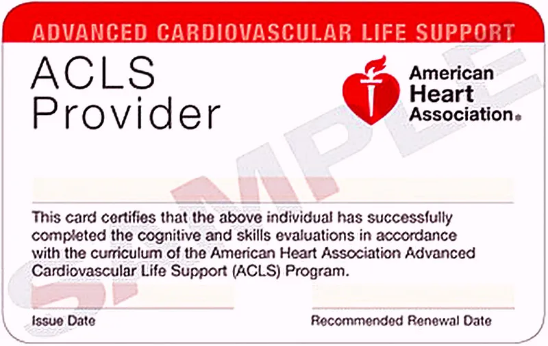 Advanced Cardiovascular Life Saving-ACLS