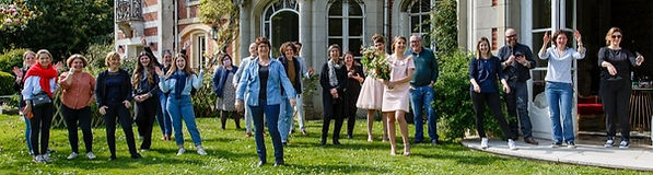 Groupe de prestataires impliqués dans l'organisation d'un événement