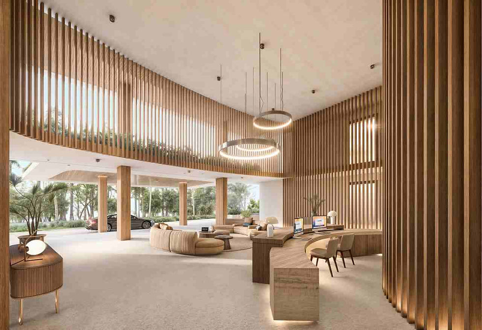 Lobby de Solarium One en Cap Cana