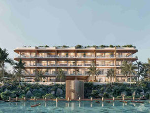 Solarium One en Golden Lakes, Cap Cana, proyecto residencial frente al lago con arquitectura contemporánea, amenidades tipo resort y apartamentos de distribución flexible.