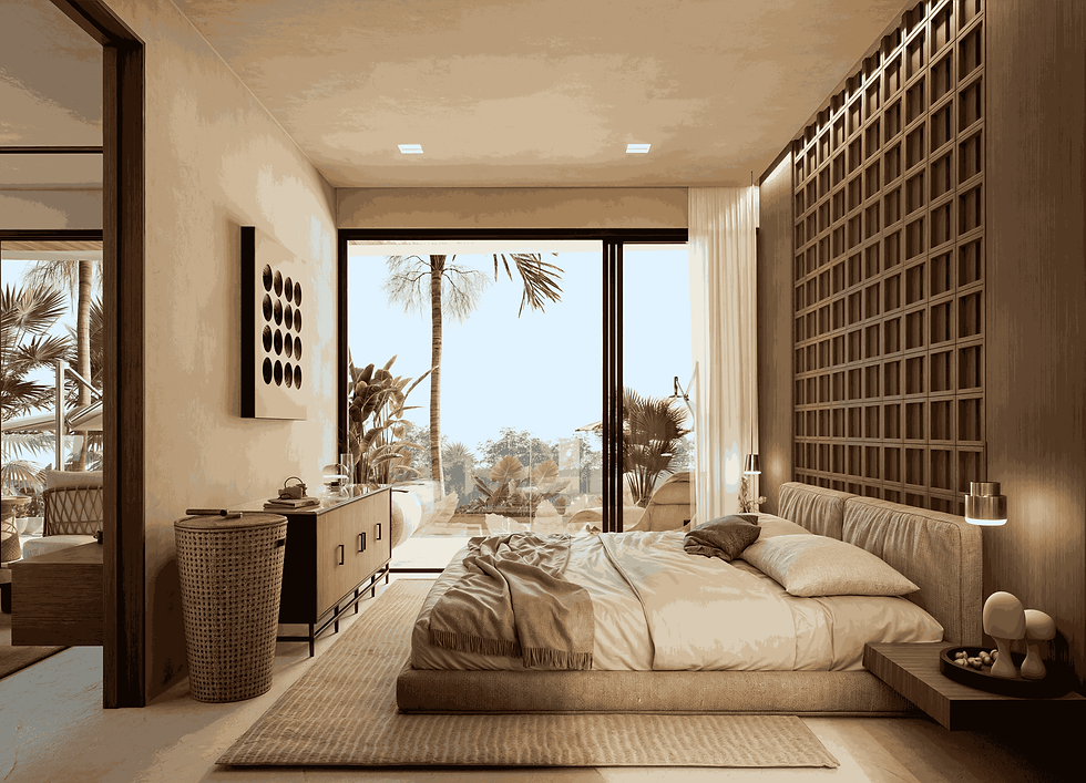 Dormitorio principal de Solarium One en Cap Cana