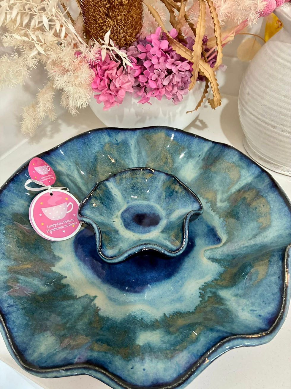 Thumbnail: Waterfall Wavy Chip'N'Dip Bowl