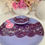 Thumbnail: Passion Flower Round Platter with attached Dip Bowl