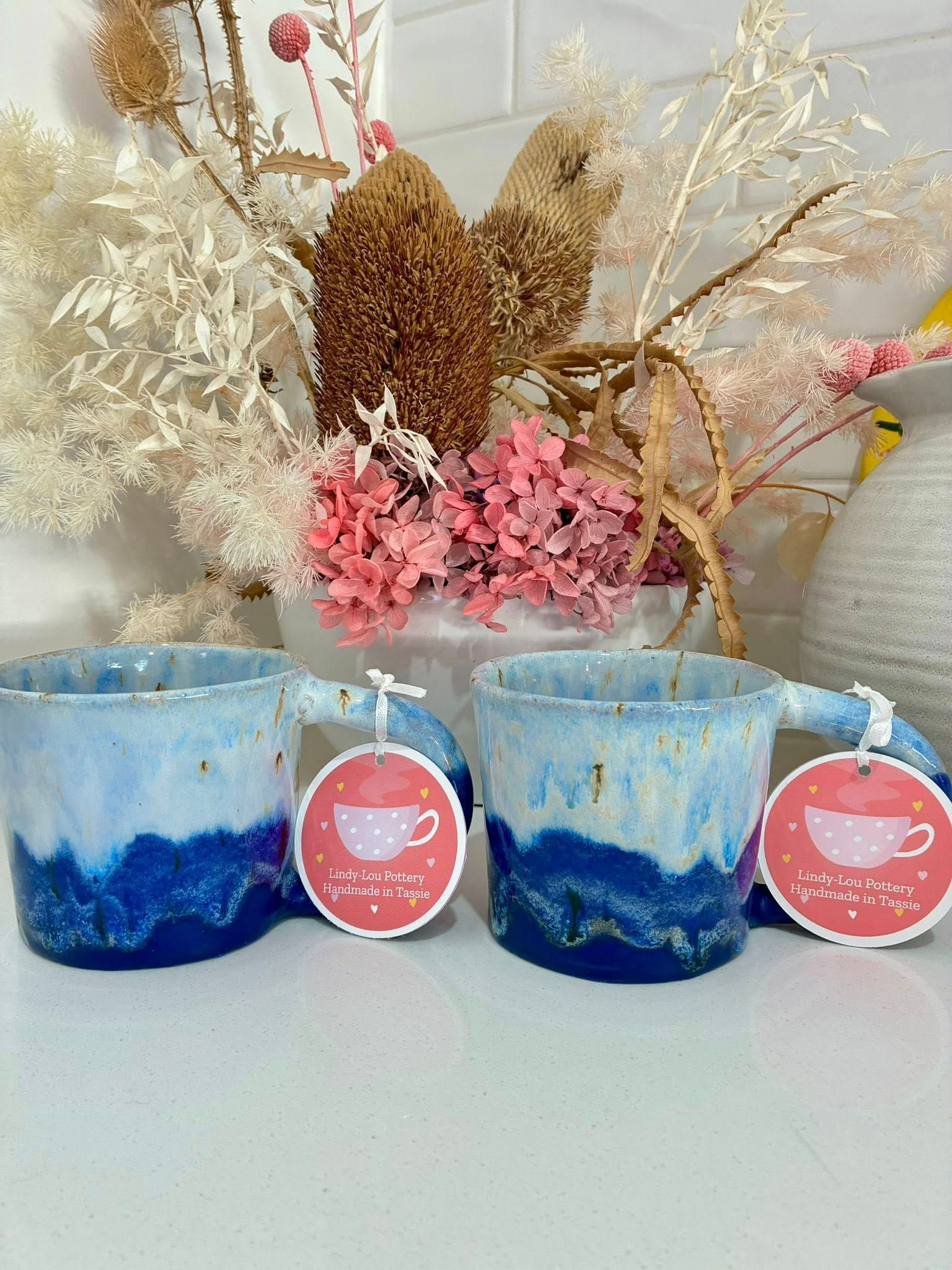 Arctic Blue Mug - Set of 2