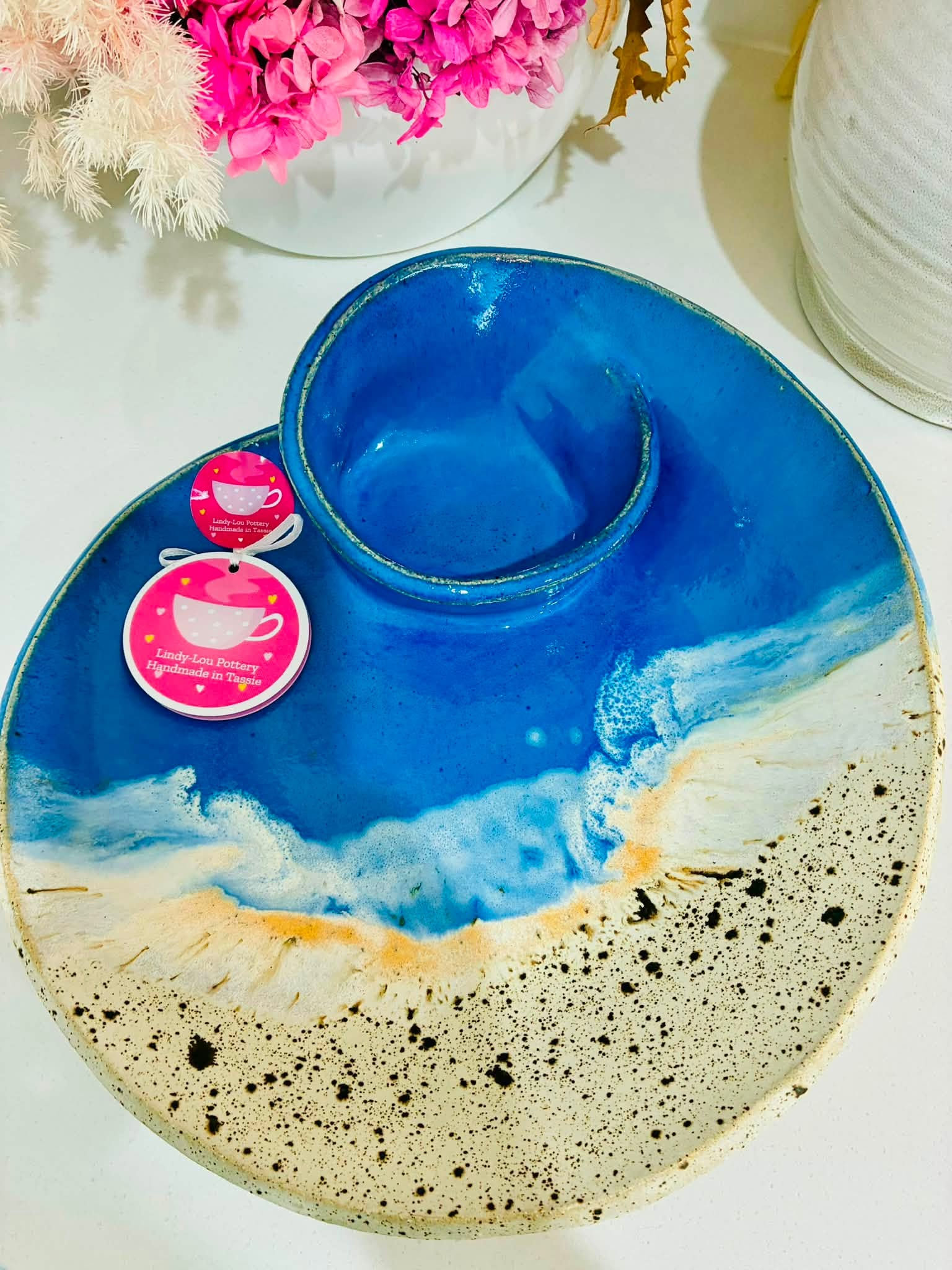 Devonport Tasmania Swirl Bowl - Chip'N'Dip