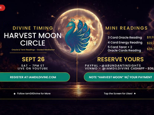 Commitment Over Perfection: My First Digital Harvest Moon Circle