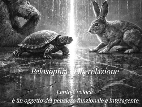 Pelosophìa della relazione: il pensiero lepre e il pensiero tartaruga.Perché nella modernità la fisica quantistica riapre il paradosso di Zenone?