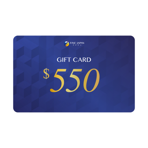 550 FINE JAPAN USA GIFT CARD Fine Japan USA