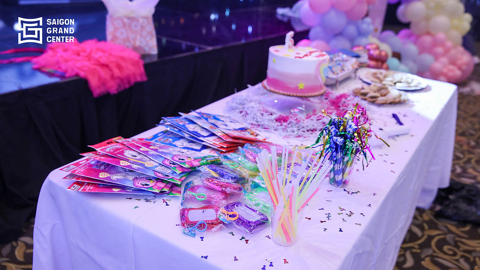 A Party Table at a Girl Birthday