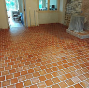 dalle chape chaux tomette terre cuite