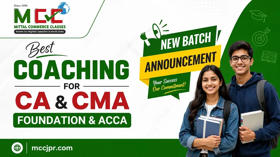 Best Coaching for CA & CMA Foundation & ACCA