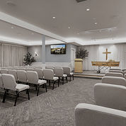 TLC Funerals Chapel, a serene and comforting space for families to conduct services.