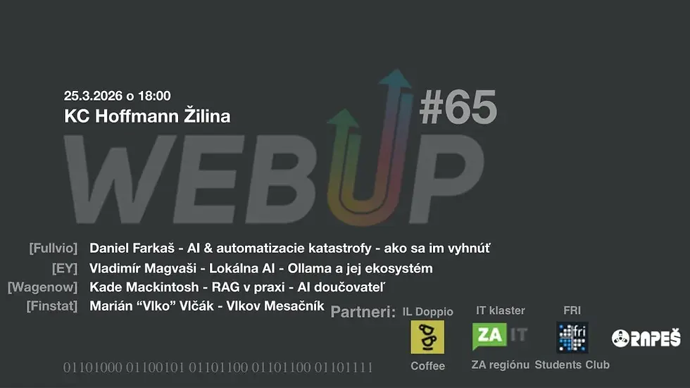 WebUp#65 AI vo firme bez katastrof, Ollama, RAG v praxi a Vlkov mesačník