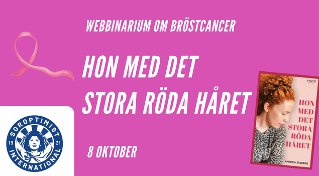Hon med det stora röda håret - webbinarium om bröstcancer