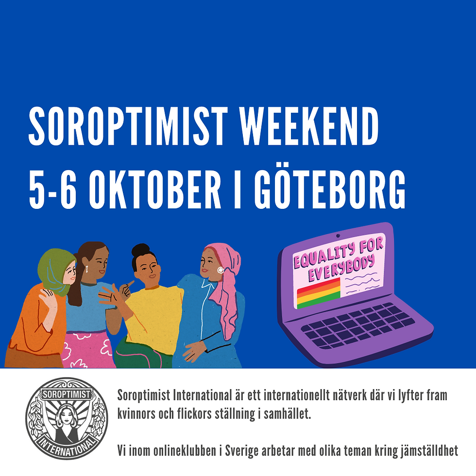 Soroptimist Weekend med Onlineklubben