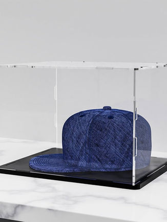 קופסת תצוגה מפרספקס לכובע