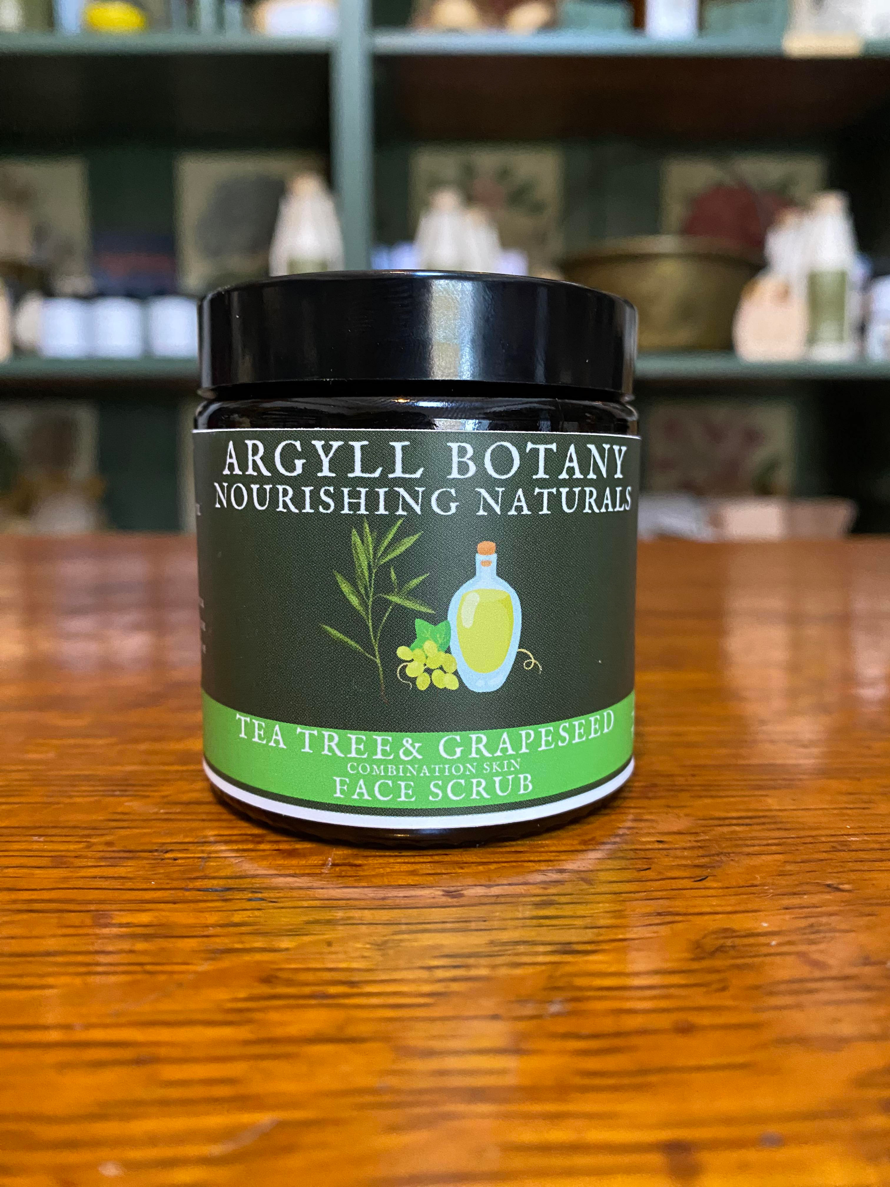 Face Scrub -Tea tree & Grapeseed oil
