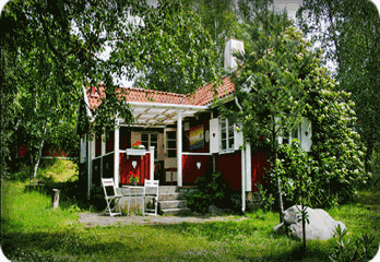 Kolonistuga på sommaren