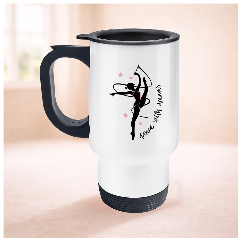 Dance with Dreams Gymnastics Travel mug