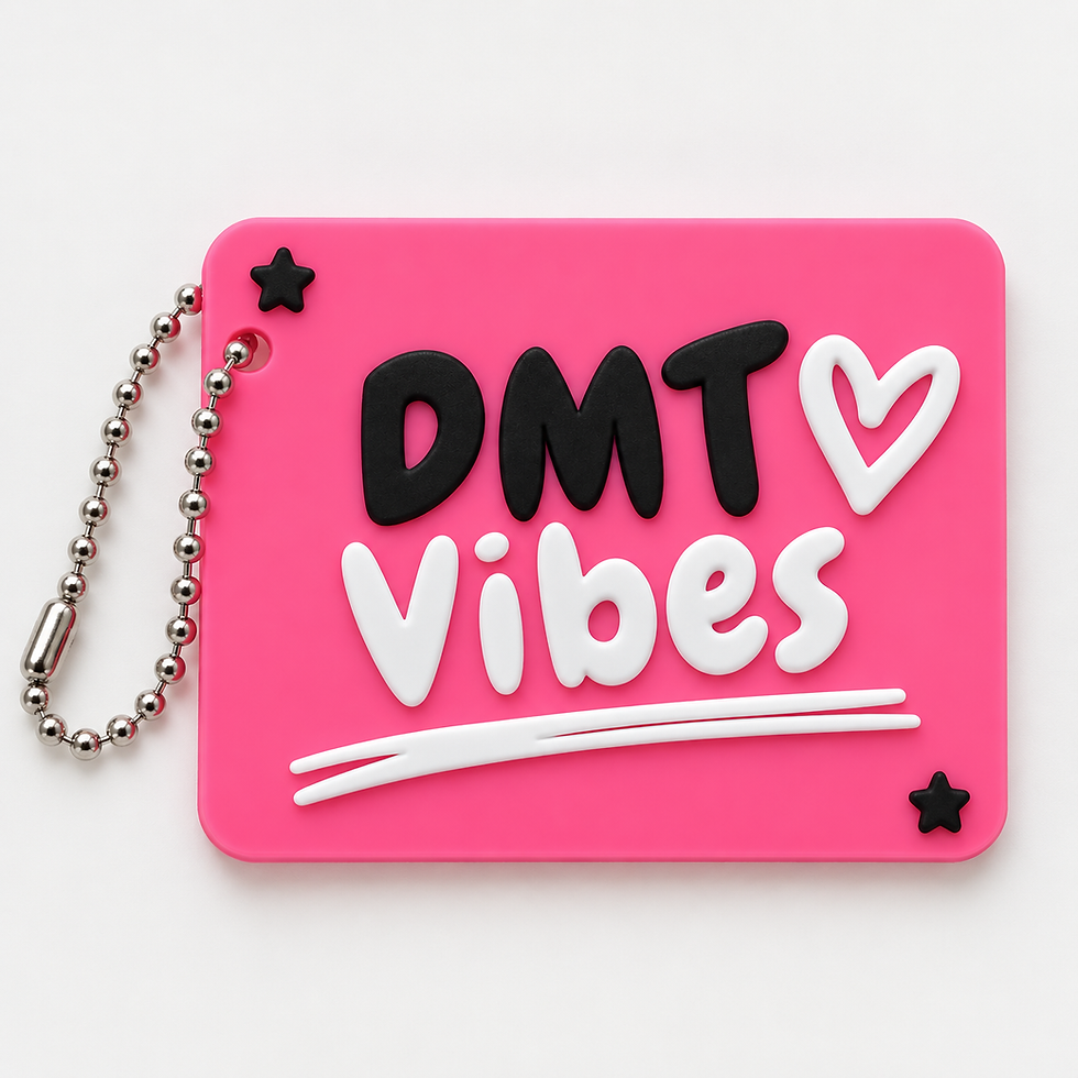 DMT Vibes Bag Tag - Gift for double mini trampoline gymnasts