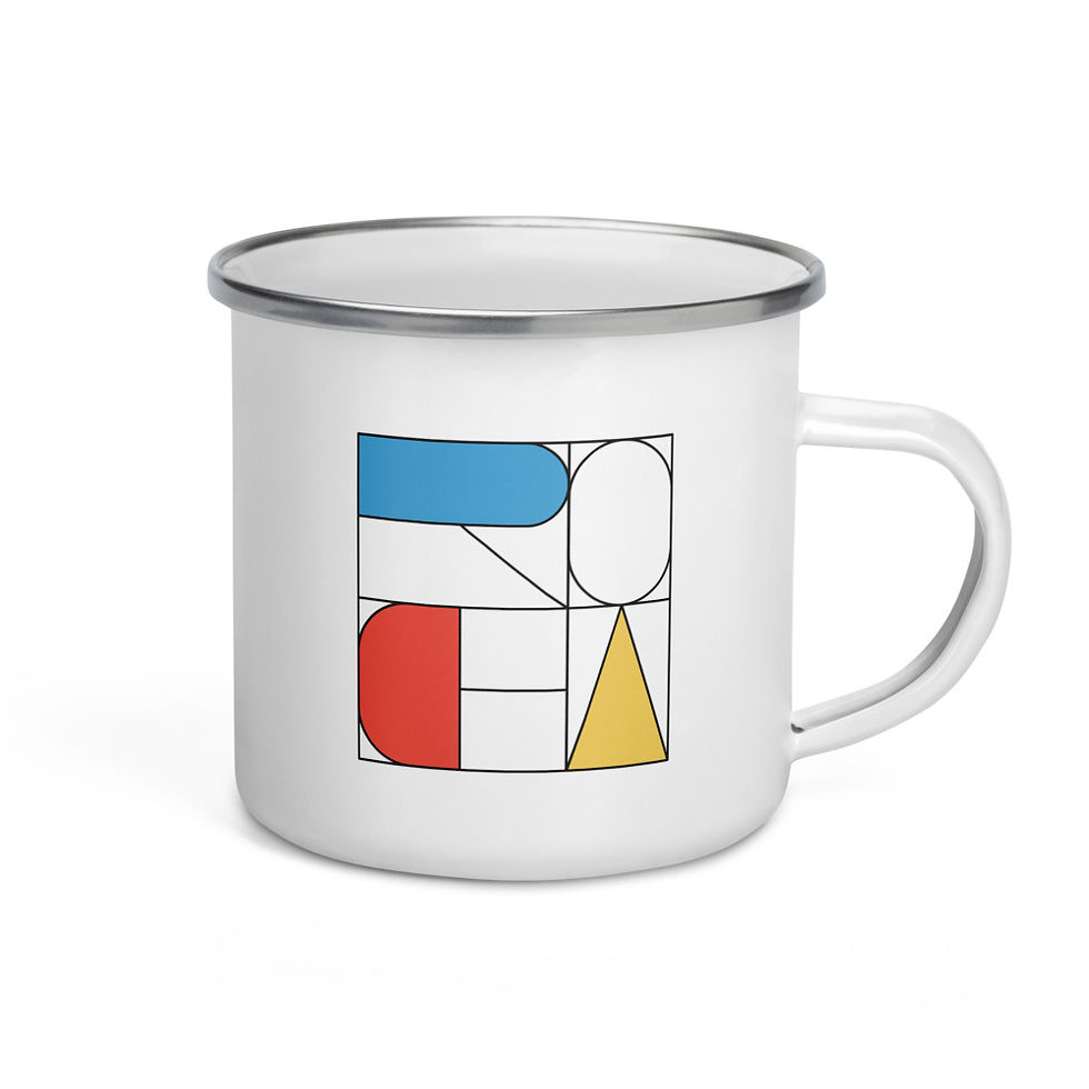 Enamel Mug HR_Abstract
