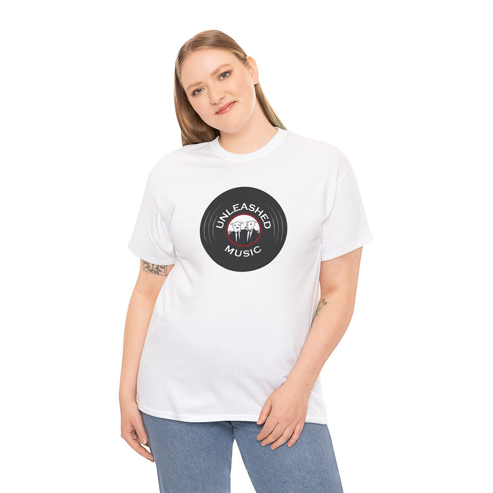 Thumbnail: Unleashed Music logo Unisex Heavy Cotton Tee