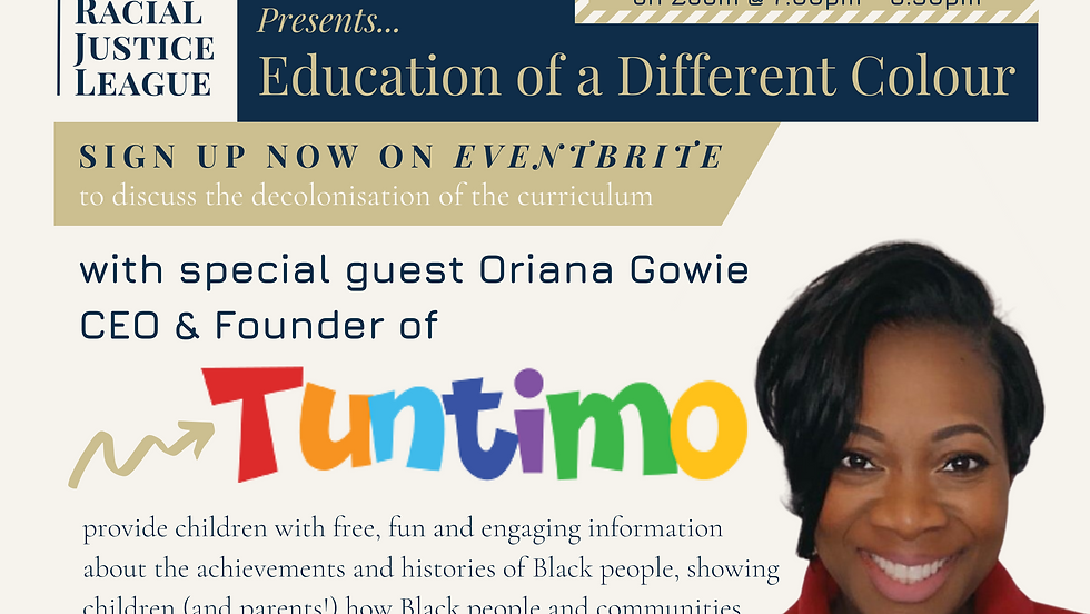 TRJL Social Action Forum - Education of a Different Colour
