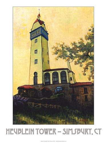 Heublein Tower poster by Chris O'Herron