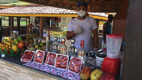 Feira de gastronomia.