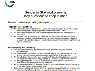 IUCN-NL: Gender Webinars