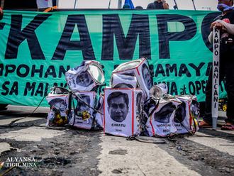Mining-affected communities hold nationwide protest to pressure government to issue EO banning open-