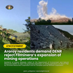 Aroroy residents demand DENR reject Filminera’s expansion of mining operations 