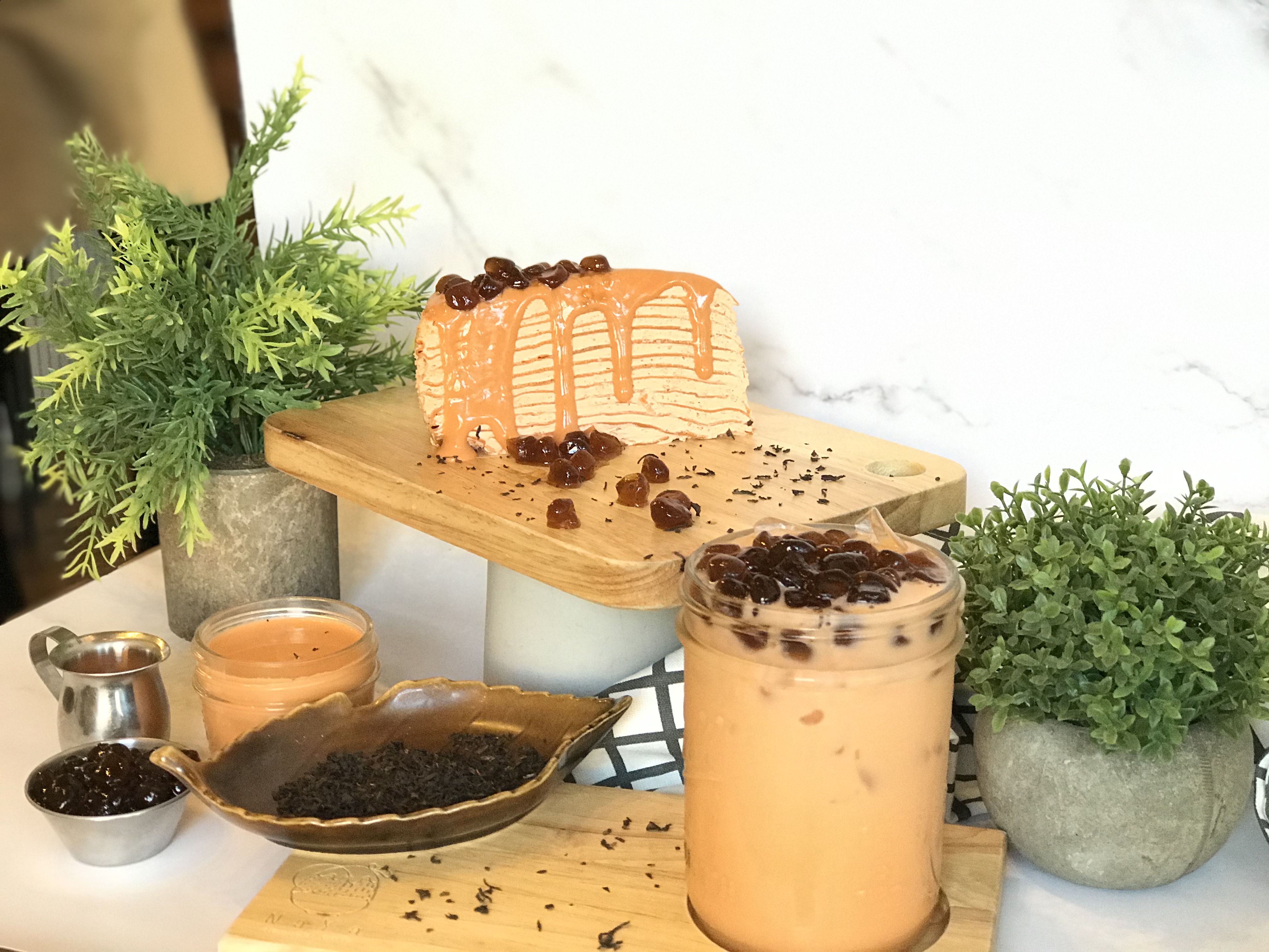 ThaiTea Crepe Cake