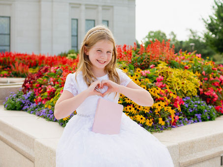 Baptism Photos | Milestone Photos | Jacie Creatives at the Indianapolis Mormon Temple