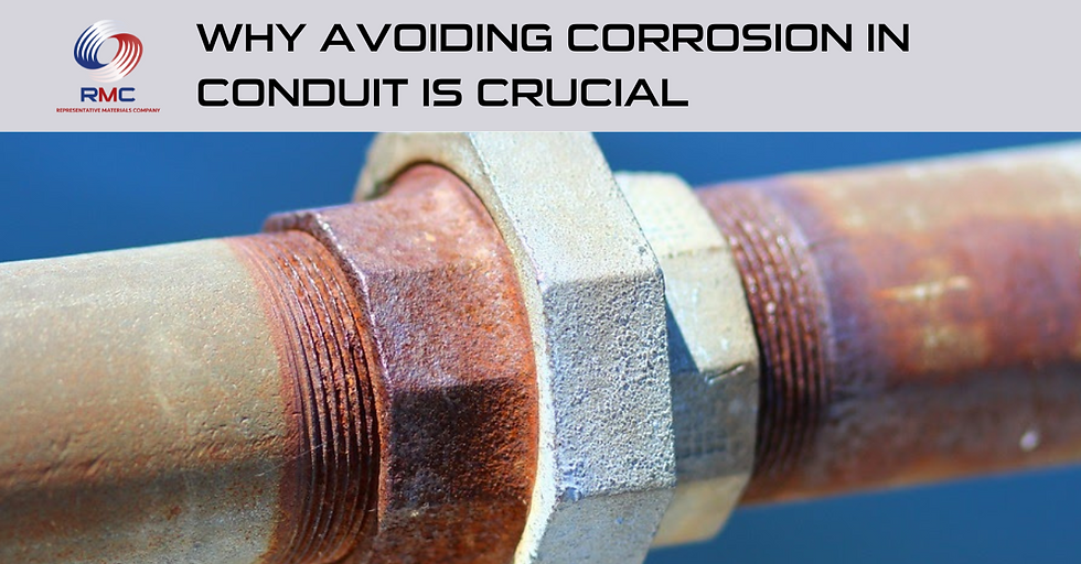 Header image showing conduit with corrosion