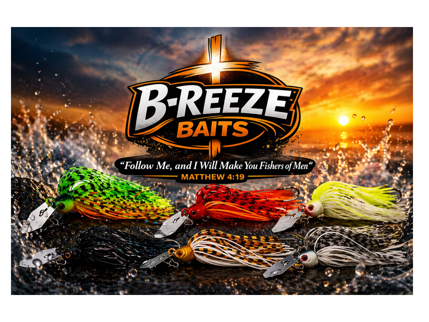 B-Reeze Bladed jig 1/2 oz