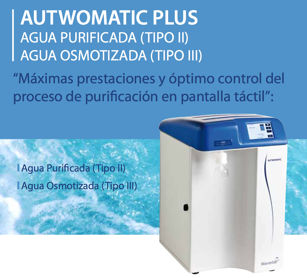 Miniatura: AUTWOMATIC PLUS - PURIFICADOR PARA AGUA ASTM II