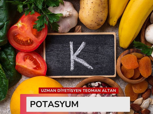 Potasyum faydaları, eksikliği ve besin kaynaklarını gösteren kapak görseli