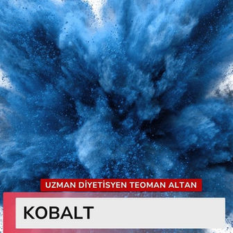 Kobalt faydaları, eksikliği ve besin kaynaklarını gösteren kapak görseli