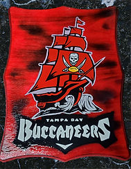 Bucs Custom Wood Plaque