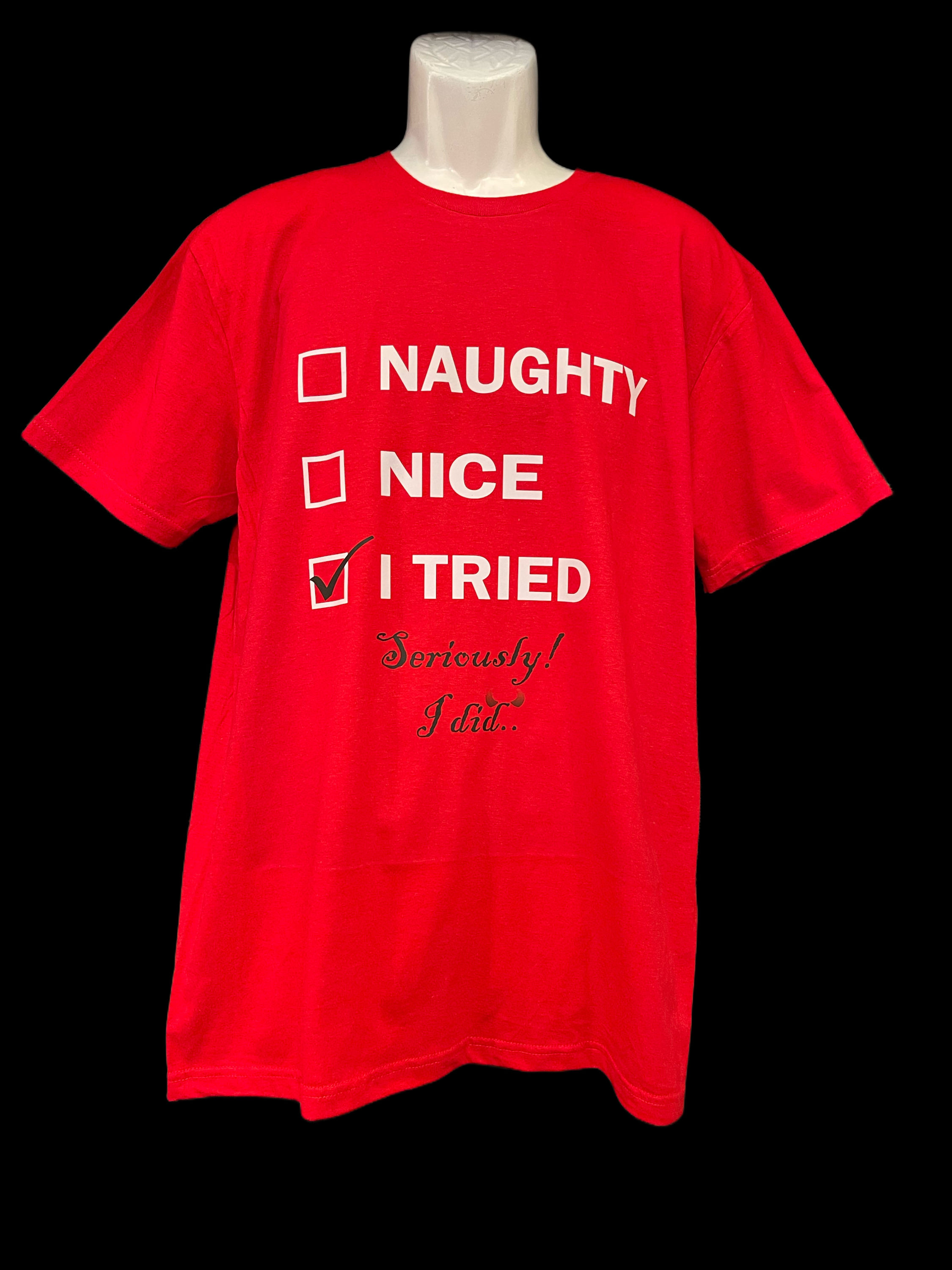 Naughty nice christmas shirt