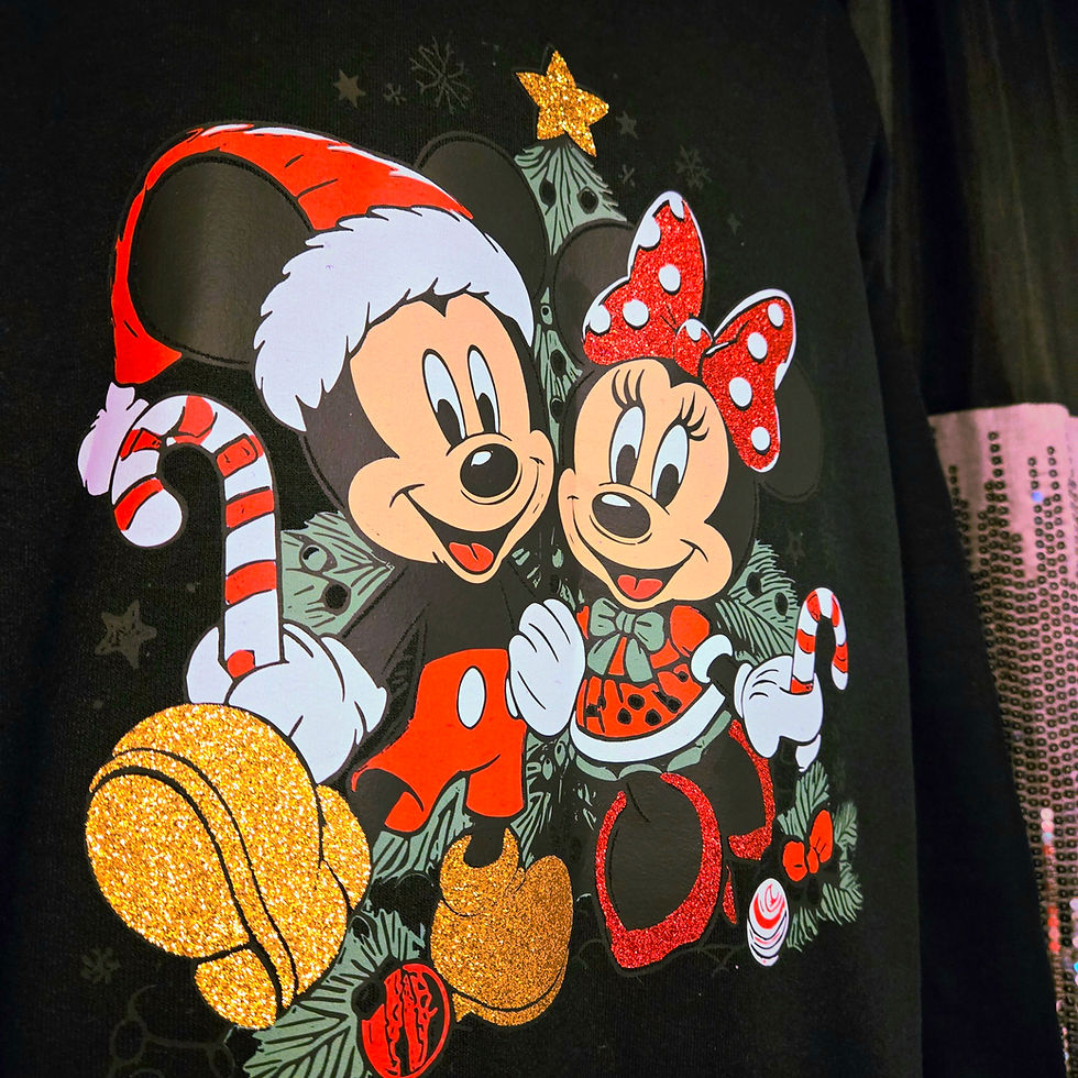 Thumbnail: Minnie Mickey Christmas Sweatshirt 