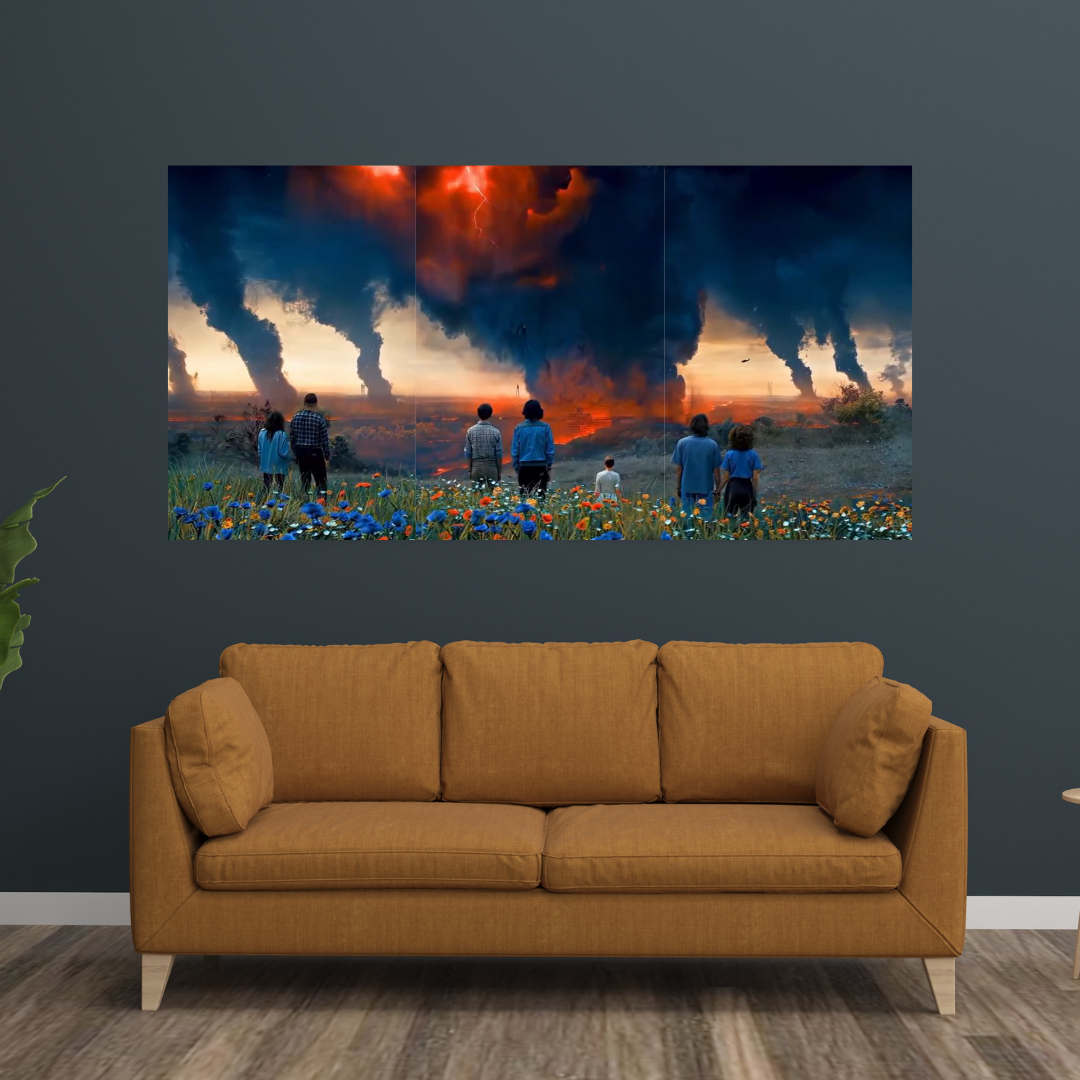 Stranger Things 4 Ending | Stranger Things | Split Poster